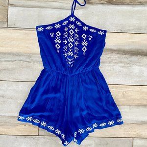 Xhilaration Mediterranean Beachy Sexy Romper NWOT